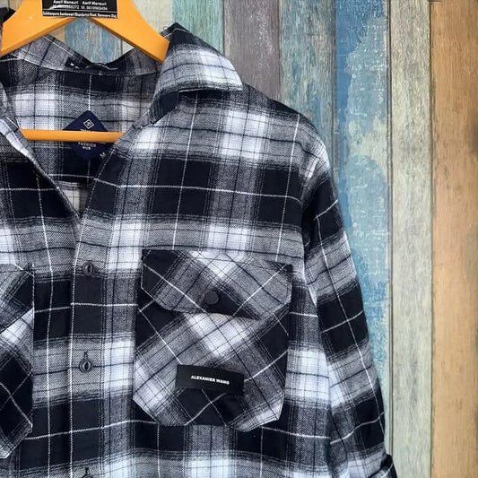 Black and white combination Shirt for festival.