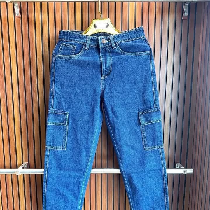 Traditional denim jeans, flexible and comfortable jeans