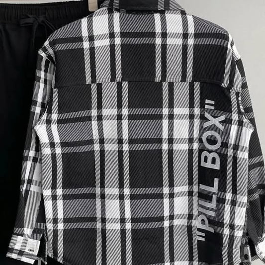 Shirt and cargo pant combo in deferent colour.