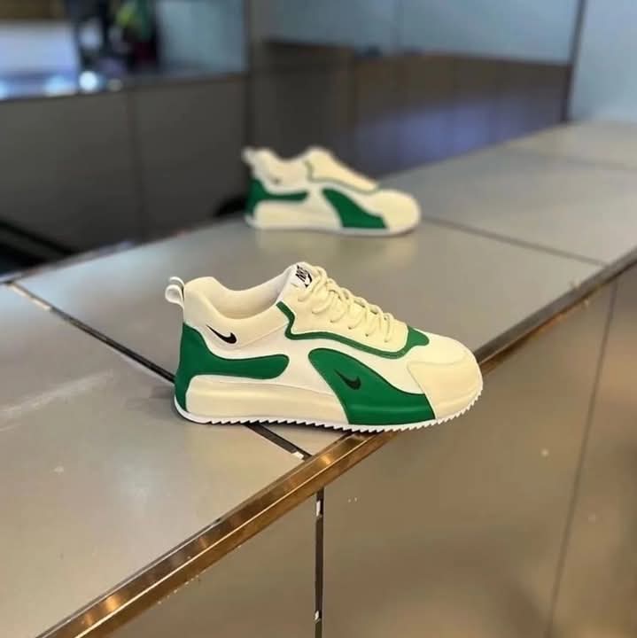 Stylish nike shoes in different colours.