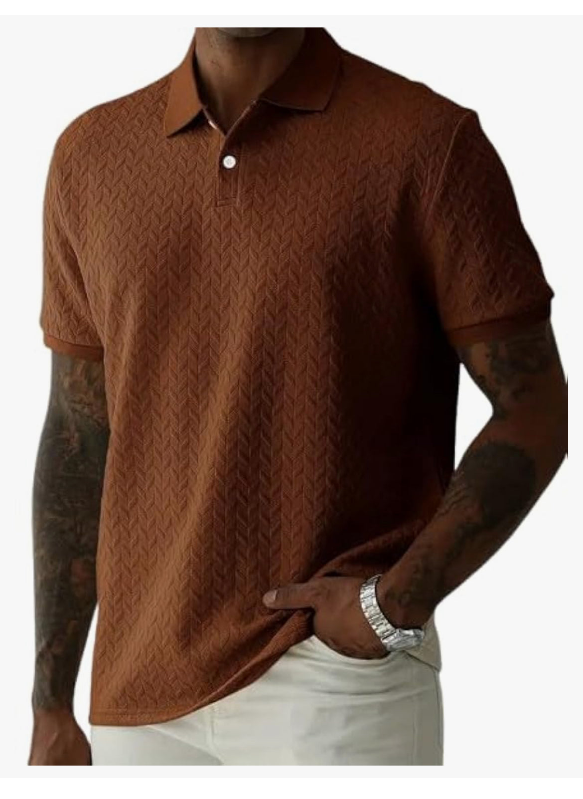 Men's Polo T Shirt for Men (Polyester Blend | Regular Fit)