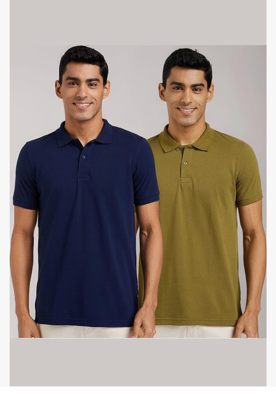 Men's Cotton Rich Solid Polo Tshirt | Collar Tshirts | Half Sleeves | Plain-Regular Fit (Available in Plus Size and Combo Pack of 2)