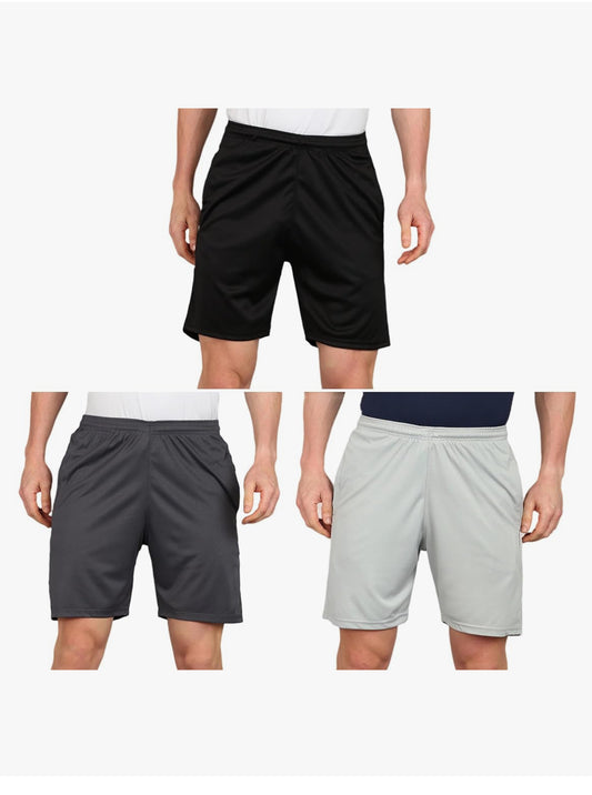 Solid Men Multicolor Sports Shorts, Gym Shorts, Regular Shorts, Running Shorts