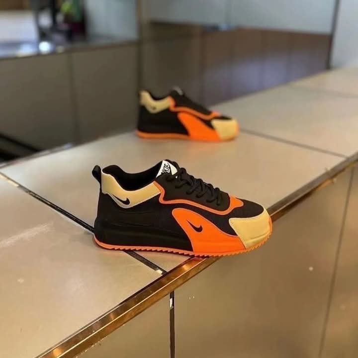 Stylish nike shoes in different colours.