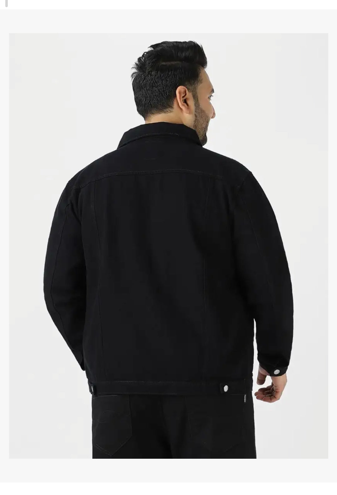 Men's Regular Fit Washed Full Sleeve Denim Jacket